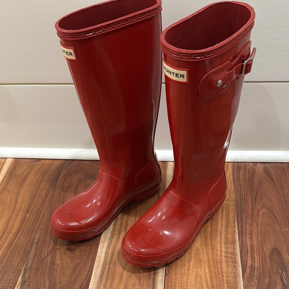 Hunter Red Rain Boots